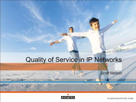 Quality of Service in IP Networks