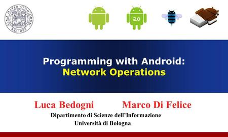 Programming with Android: Network Operations