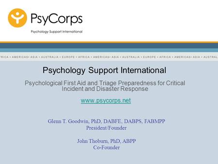 Psychology Support International