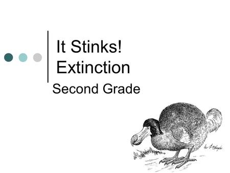 It Stinks! Extinction Second Grade.