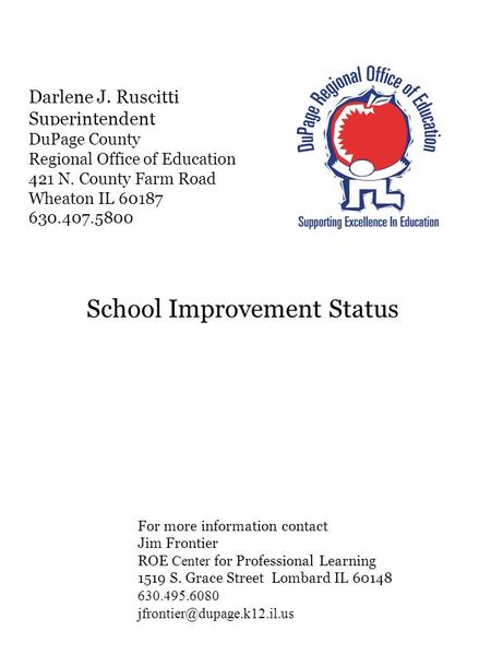 School Improvement Status