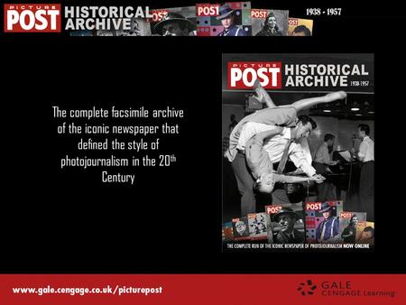 1938 - 1957 The complete facsimile archive of the iconic newspaper that defined the style of photojournalism in the 20th Century.