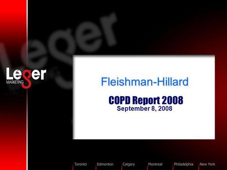 Fleishman-Hillard Fleishman-Hillard COPD Report 2008 September 8, 2008.
