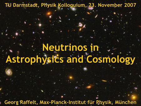 Neutrinos in Astrophysics and Cosmology