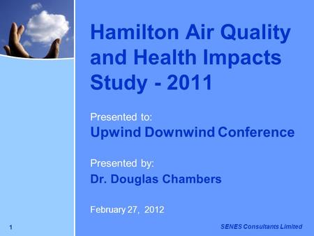 Hamilton Air Quality and Health Impacts Study