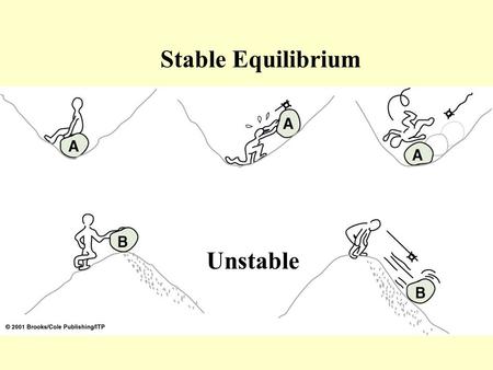 Stable Equilibrium Unstable.