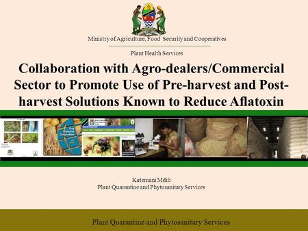 Ministry of Agriculture, Food  Security and Cooperatives