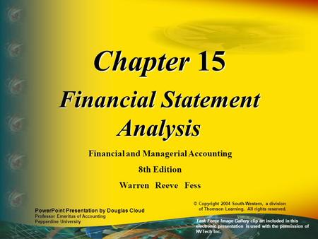 Financial Statement Analysis Financial and Managerial Accounting