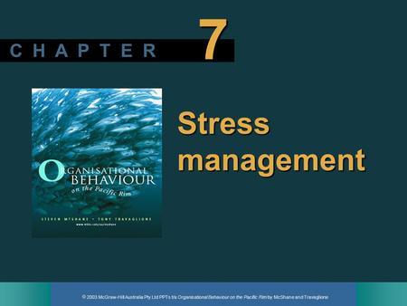 Stress management.