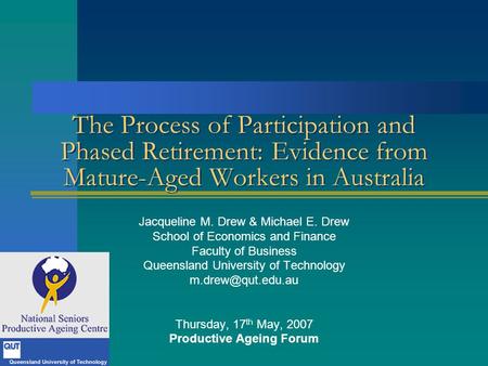 Productive Ageing Forum