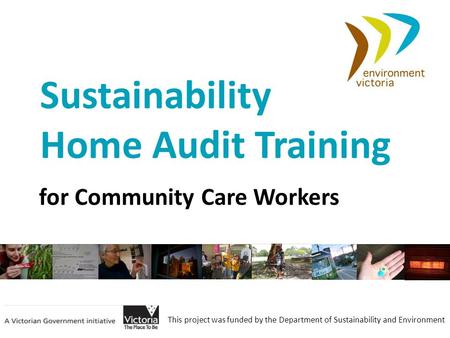 Sustainability Home Audit Training for Community Care Workers