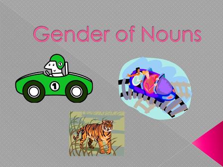 Gender of Nouns.
