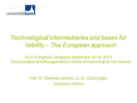 Prof. Dr. Matthias Leistner, LL.M. (Cambridge)