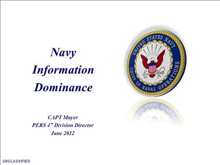 Information Dominance PERS 47 Division Director