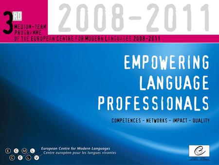 ELP-TT Training teachers to use the European Language Portfolio ECML-short term project 2008-2009 ELP_TT2 Ülle Türk, Estonia.