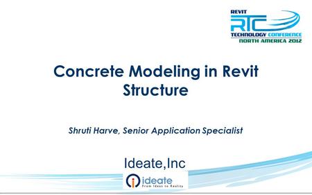 Concrete Modeling in Revit Structure