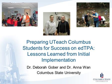 Dr. Deborah Gober and Dr. Anna Wan Columbus State University