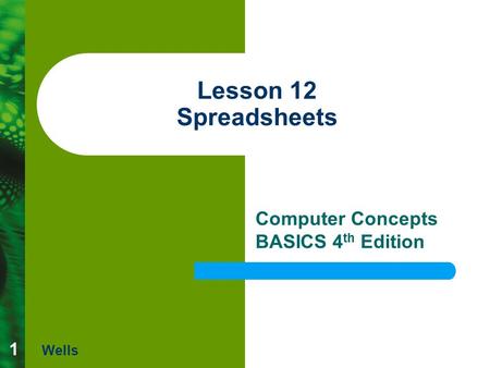 Computer Concepts BASICS 4th Edition