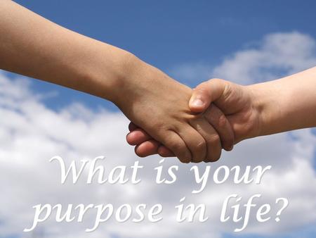 What is your purpose in life?. Christian’s Purpose Ec. 12:13-14 Ec. 12:13-14 fear God, keep commands Matt. 6:33 Matt. 6:33 seek God first Mk. 12:30 Mk.