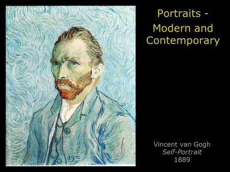 Vincent van Gogh Self-Portrait 1889 Portraits - Modern and Contemporary.