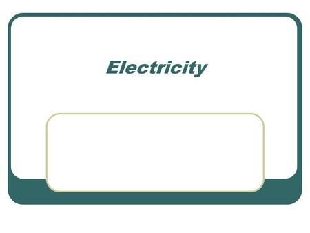 Electricity. Energy Is the ability to do work Comes in 2 main types (but many forms) Potential energy is stored energy like gravity, chemical, nuclear.