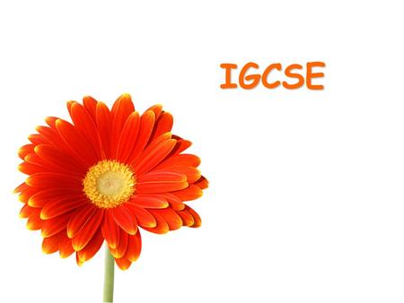 IGCSE. Vaels International School CIE - Centre IN868.