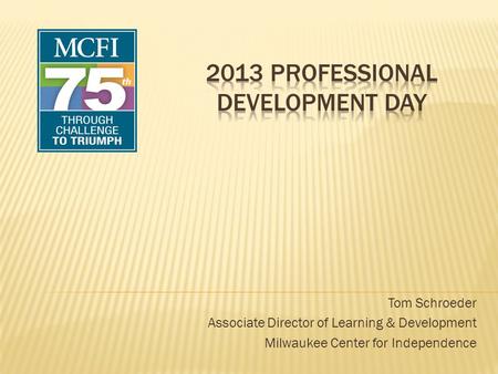 2013 Professional Development Day