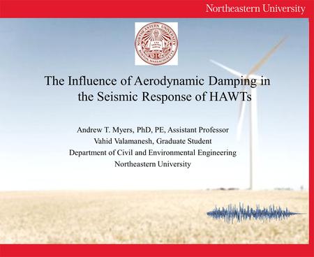 The Influence of Aerodynamic Damping in the Seismic Response of HAWTs