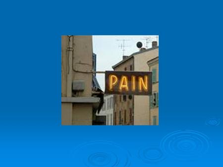 Pain: Why treat it? Humanitarian JCAHO (2001)