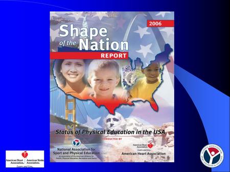 Shape of the Nation Report: Status of Physical Education in the USA 2006 National Association for Sport and Physical Education (NASPE) American Heart.