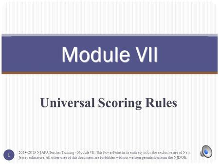 Universal Scoring Rules