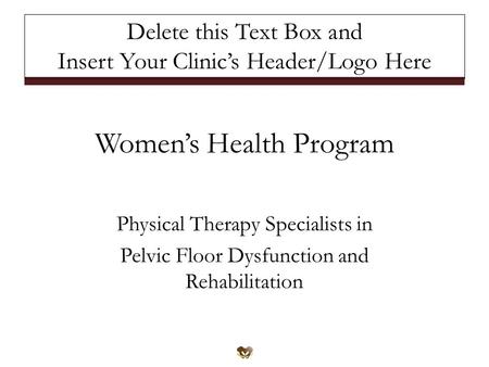 Women’s Health Program