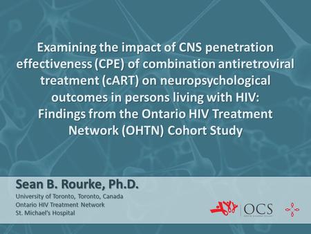 Findings from the Ontario HIV Treatment Network (OHTN) Cohort Study