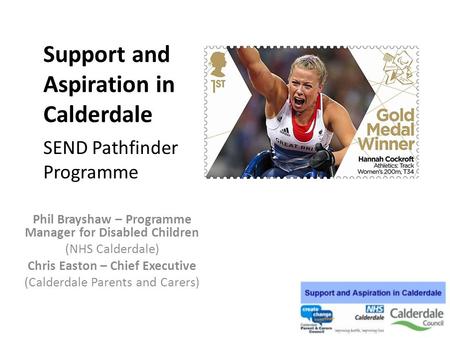 Support and Aspiration in Calderdale SEND Pathfinder Programme