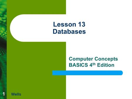 Computer Concepts BASICS 4th Edition