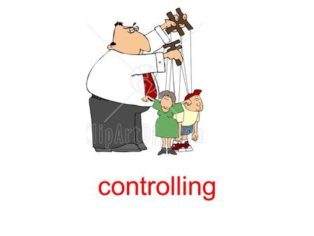 Controlling.