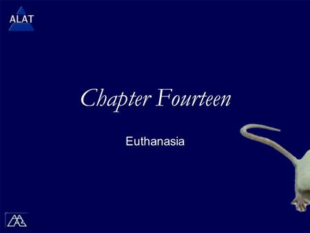 Chapter Fourteen Euthanasia.  If viewing this in PowerPoint, use the icon to run the show (bottom left of screen).  Mac users go to “Slide Show > View.