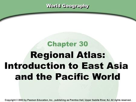Introduction to East Asia