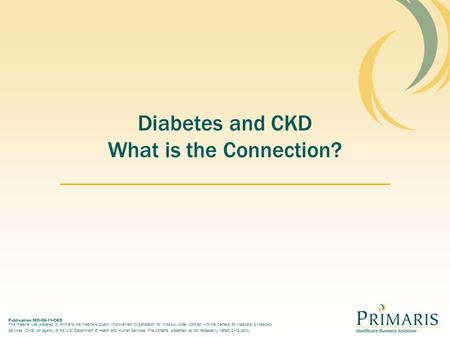 Diabetes and CKD What is the Connection?