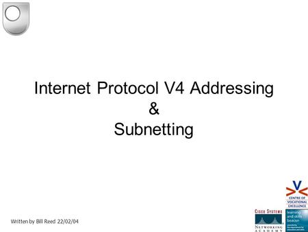 Internet Protocol V4 Addressing & Subnetting