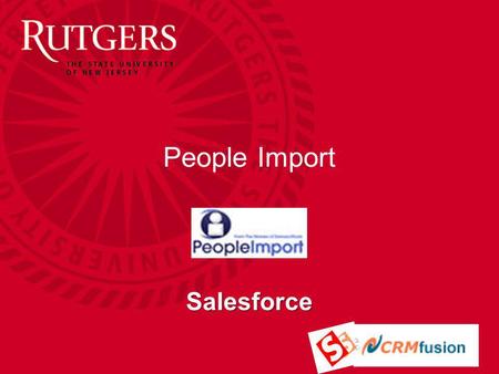 People Import Salesforce