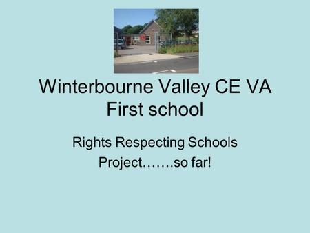 Winterbourne Valley CE VA First school