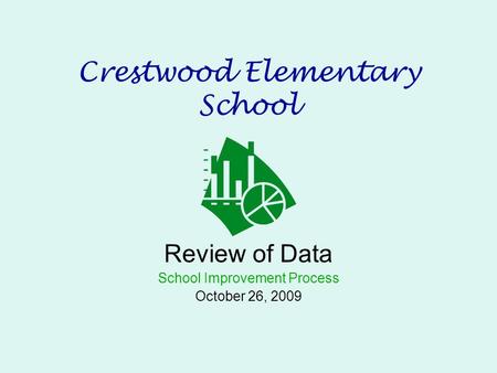 Crestwood Elementary School Review of Data School Improvement Process October 26, 2009.