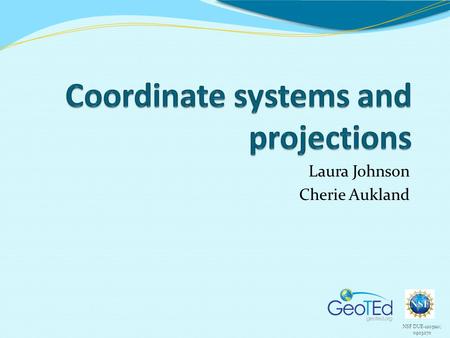 Coordinate systems and projections