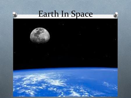 Earth In Space.