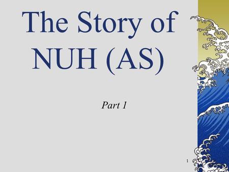 The Story of NUH (AS) Part 1 1. He was Noah Ibn Lamik, Ibn Mitoshilkh, Ibn Enoch, Ibn yard, Ibn Mahlabeel, Ibn Qinan, Ibn Anoush, Ibn Seth, Ibn Aadam.