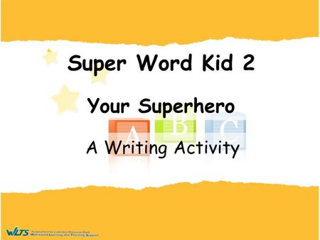 Super Word Kid 2 Your Superhero