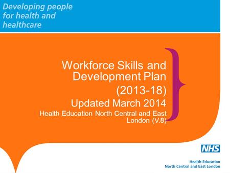 Workforce Skills and Development Plan ( )