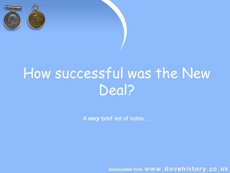 How successful was the New Deal?