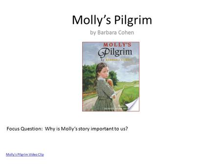 Molly’s Pilgrim by Barbara Cohen